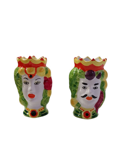 Testa moro ceramica 2 - testa, in