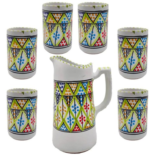 Hand painted tunisian - painted,