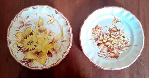 Coppia piatti ceramica - in,