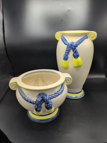 Coppia vasi ceramica - coppia, di