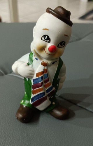 Statuina clown ceramica - statuina,